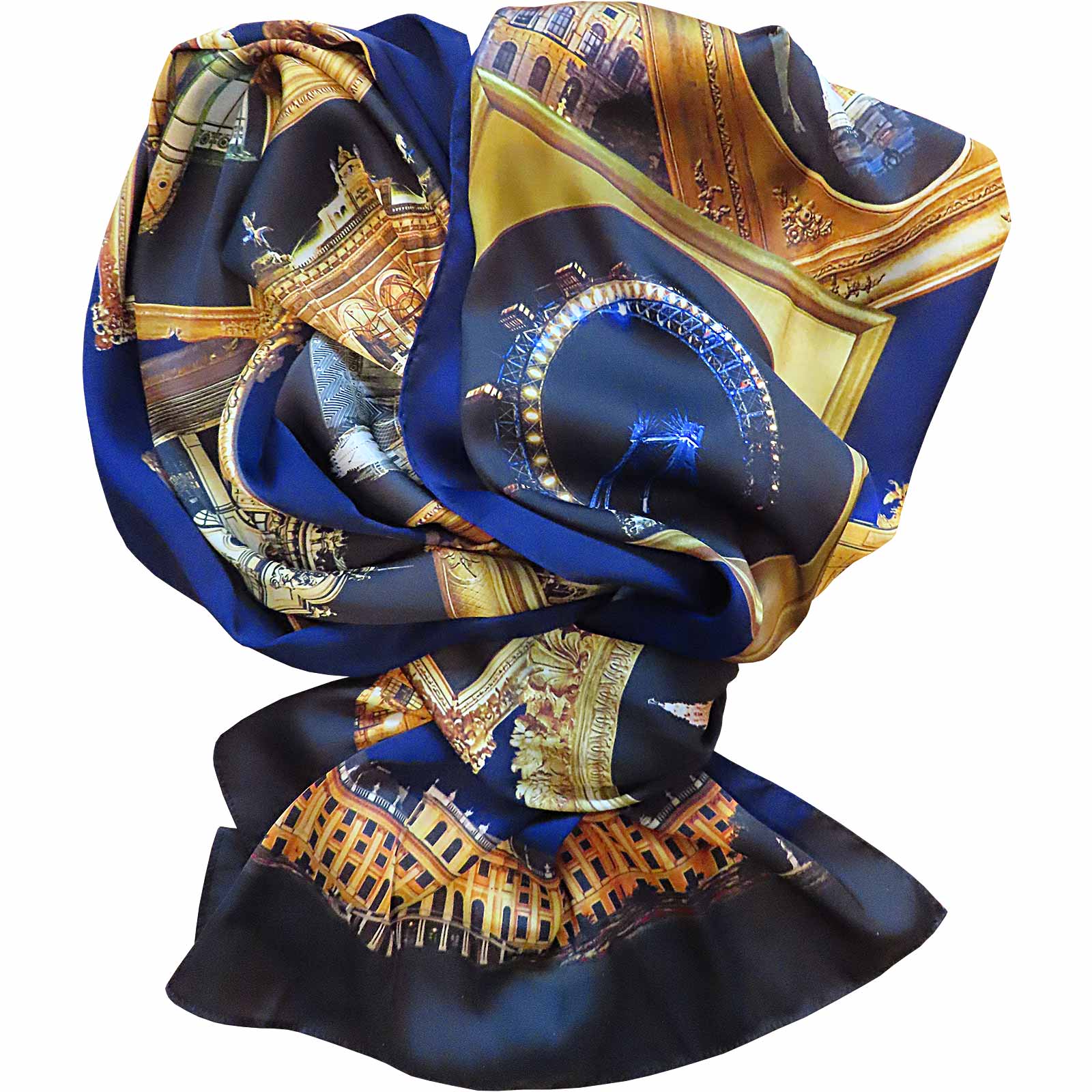 Satin-Schal "Glanzvolles Wien"