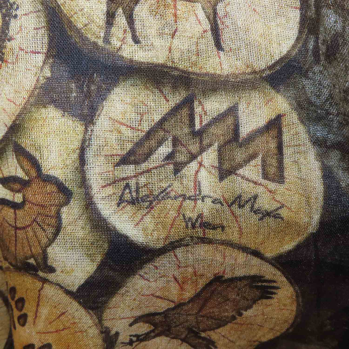 XXL-Schal "Trachtige Holzscheitl"