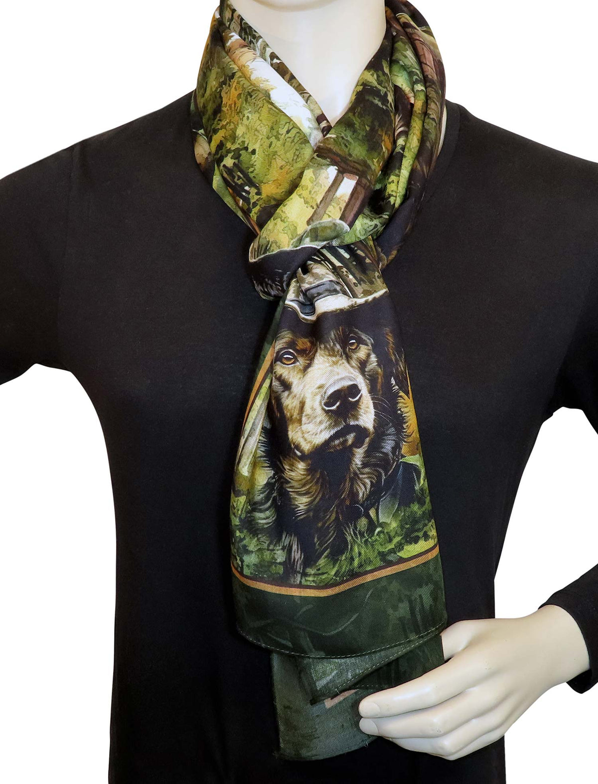 Unisex Modal-Schal "Hundehütchen"