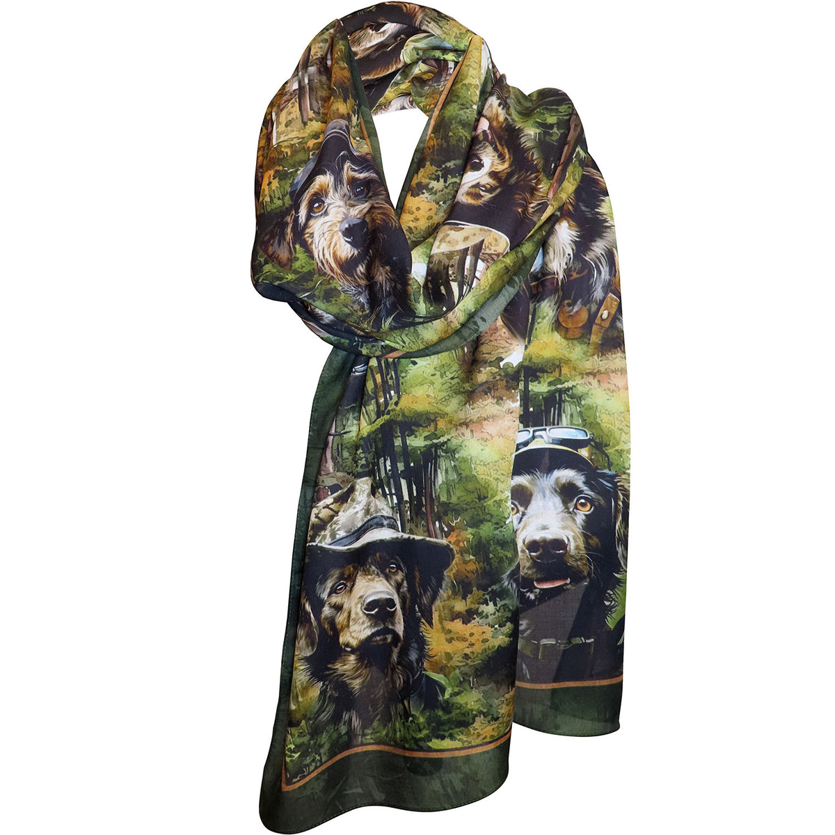 Unisex Modal-Schal "Hundehütchen"