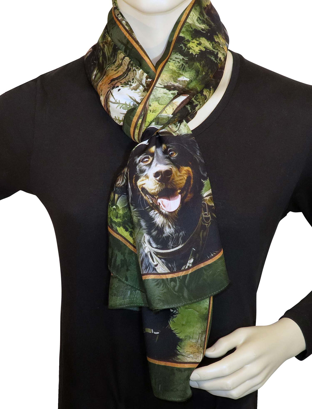 Unisex Modal-Schal "Hundehütchen"