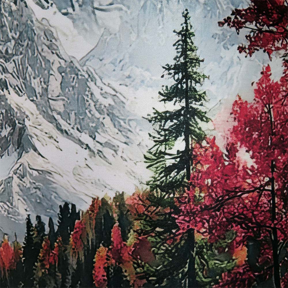 Dirndlschürze "Herbstwald am Bergsee"
