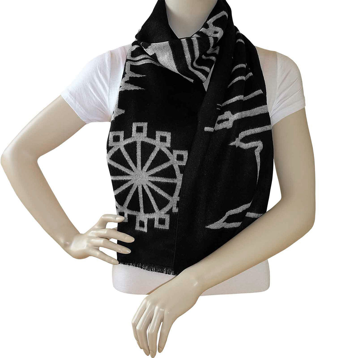 Unisex Schal "Skyline Wien"