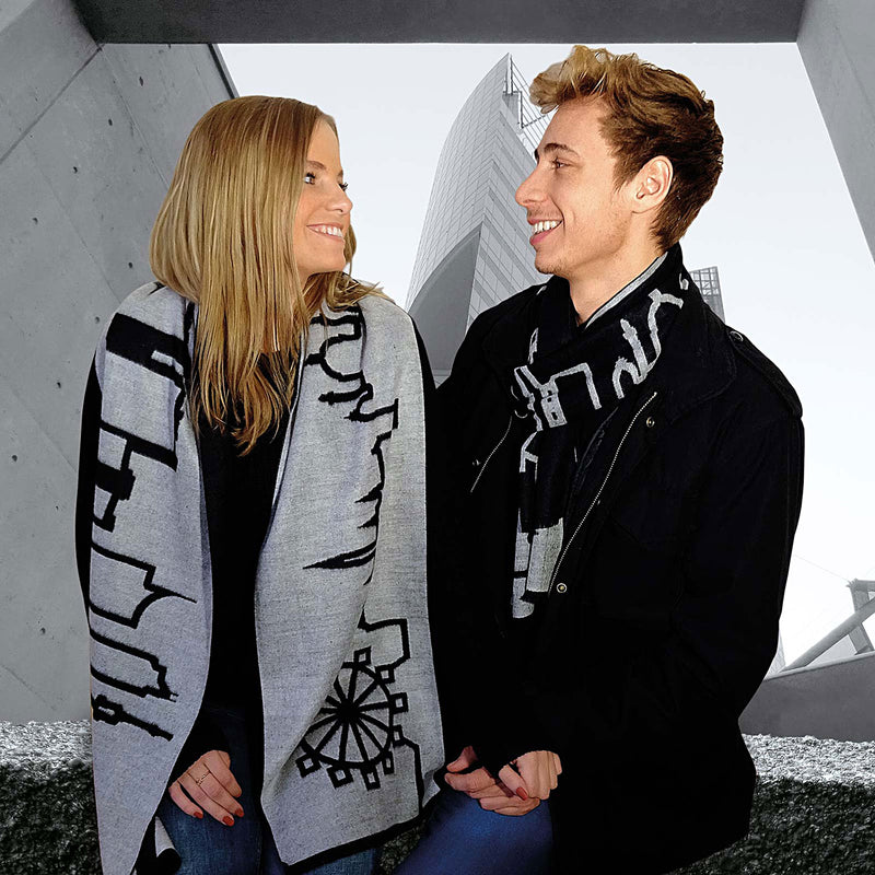 Unisex Schal "Skyline Wien"