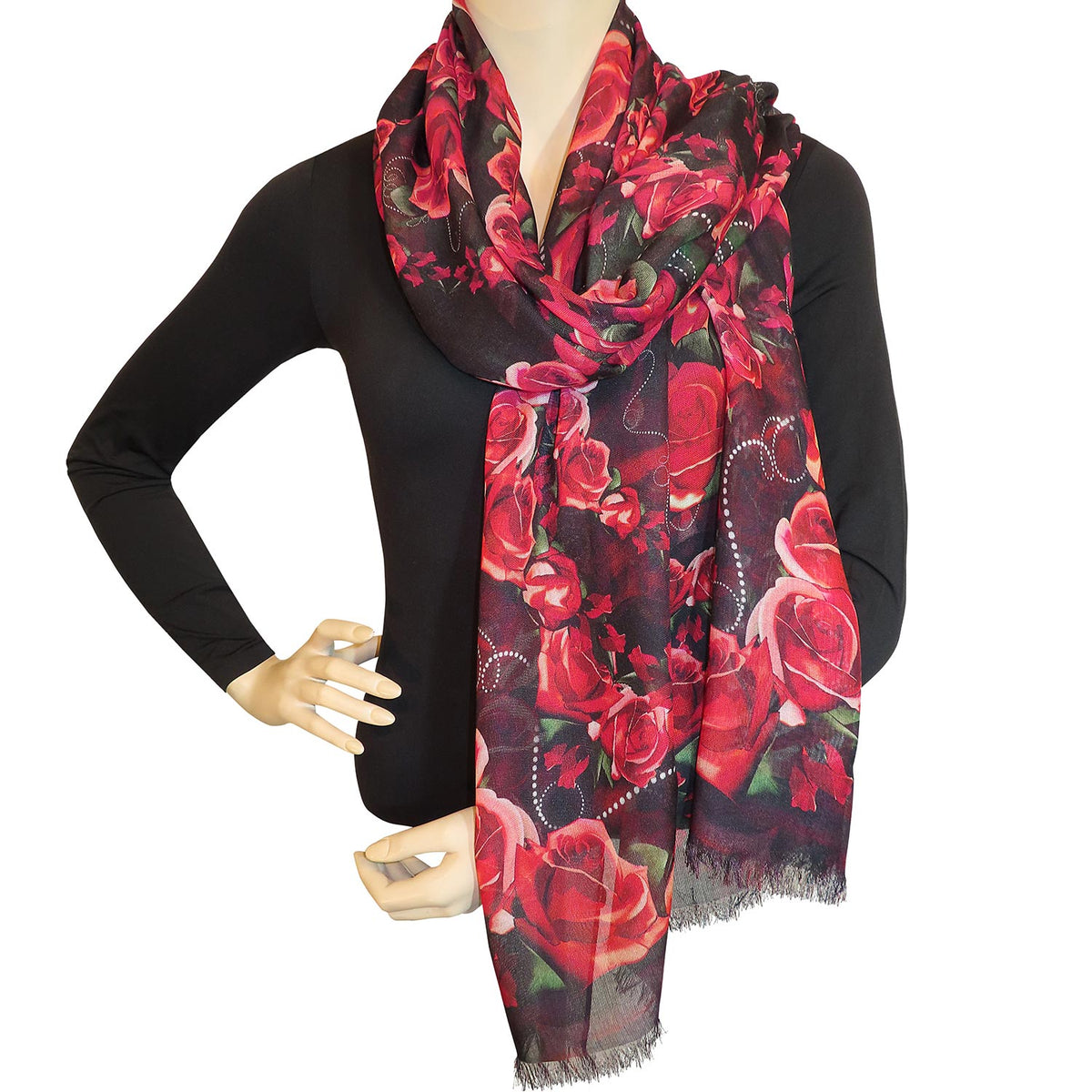 Modal-Schal "Rosen"