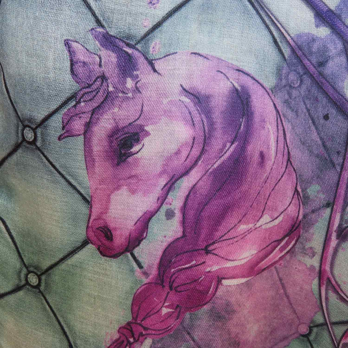 Schal "Pferde in Aquarell"
