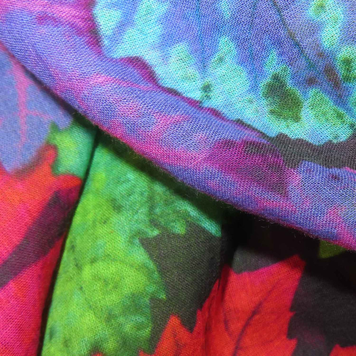 Baumwoll-Schal "Buntes Laub"