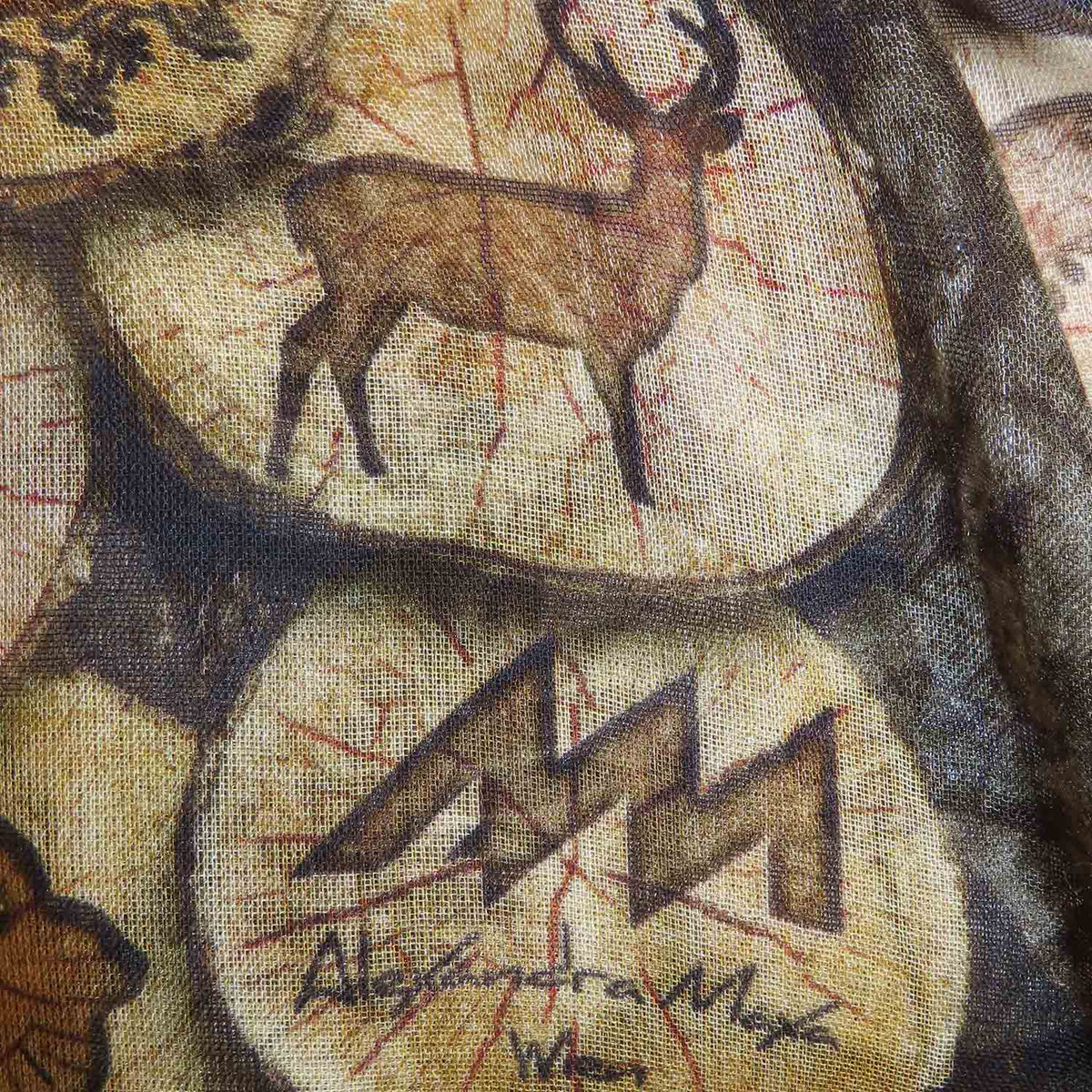 XXL-Schal "Trachtige Holzscheitl"