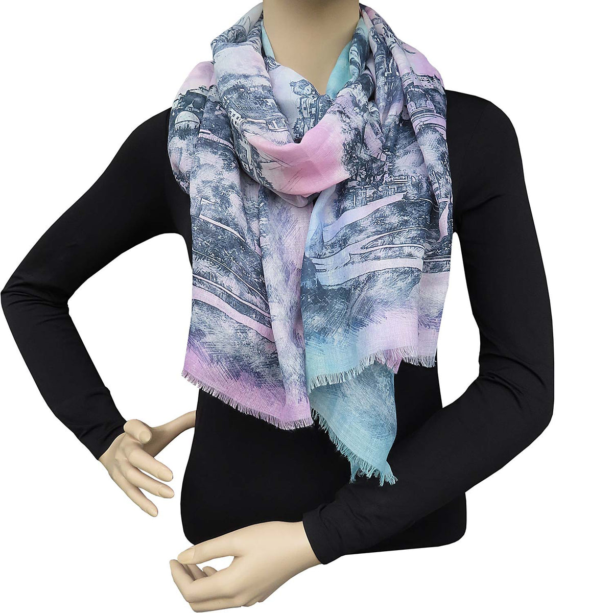 Schal "Sights & Attractions in Salzburg"