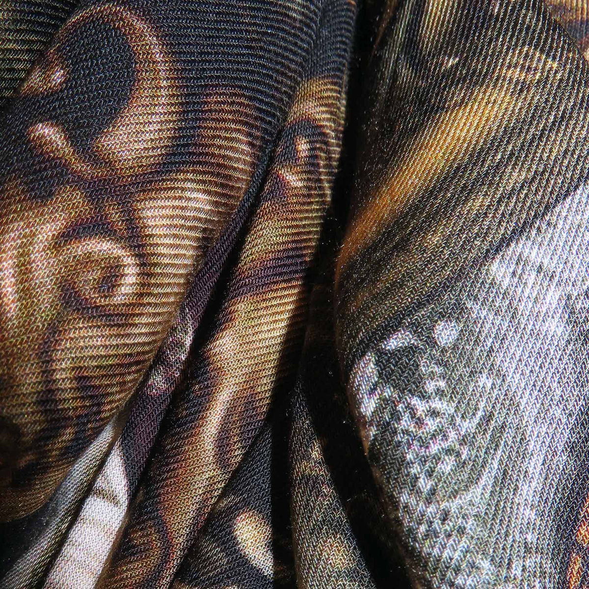 Unisex Modal-Schal "Chick & Muh"