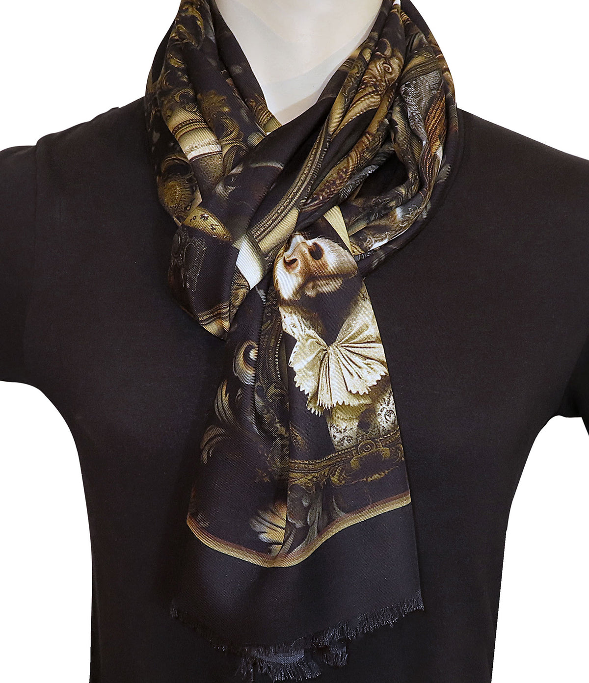 Unisex Modal-Schal "Chick & Muh"