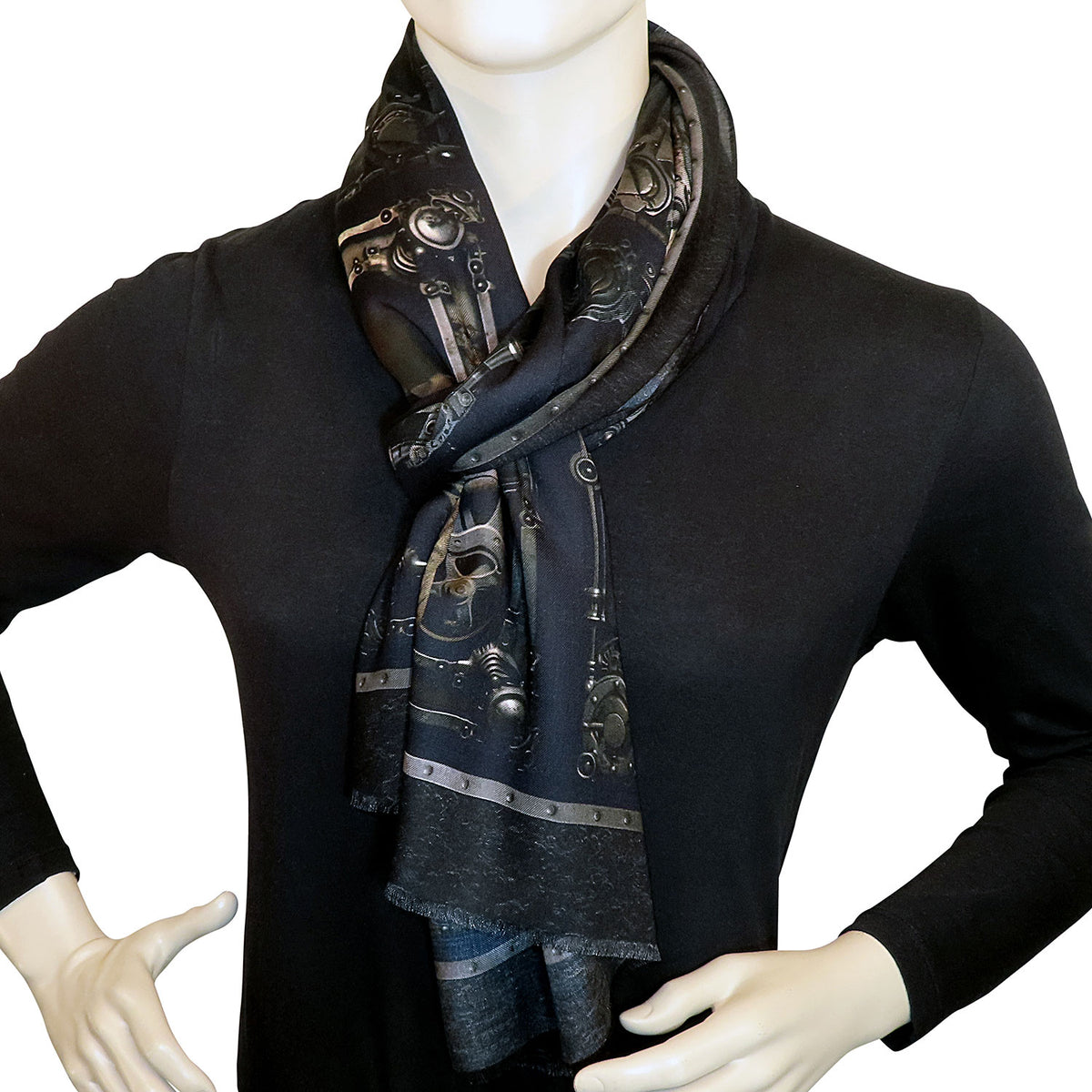 Unisex Modal-Schal "Bauernhof-Parade"
