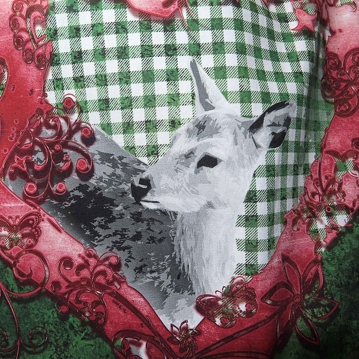 Dirndlschürze "Hirsch´n im Herzerlglück"