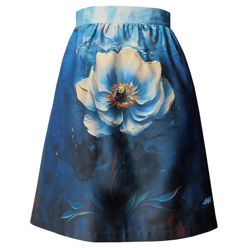 Dirndlschürze "Blütentraum in Blau"