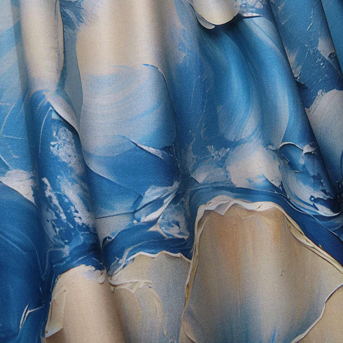 Dirndlschürze "Blütentraum in Blau"
