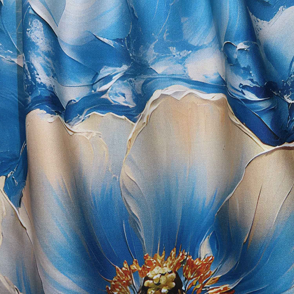 Dirndlschürze "Blütentraum in Blau"