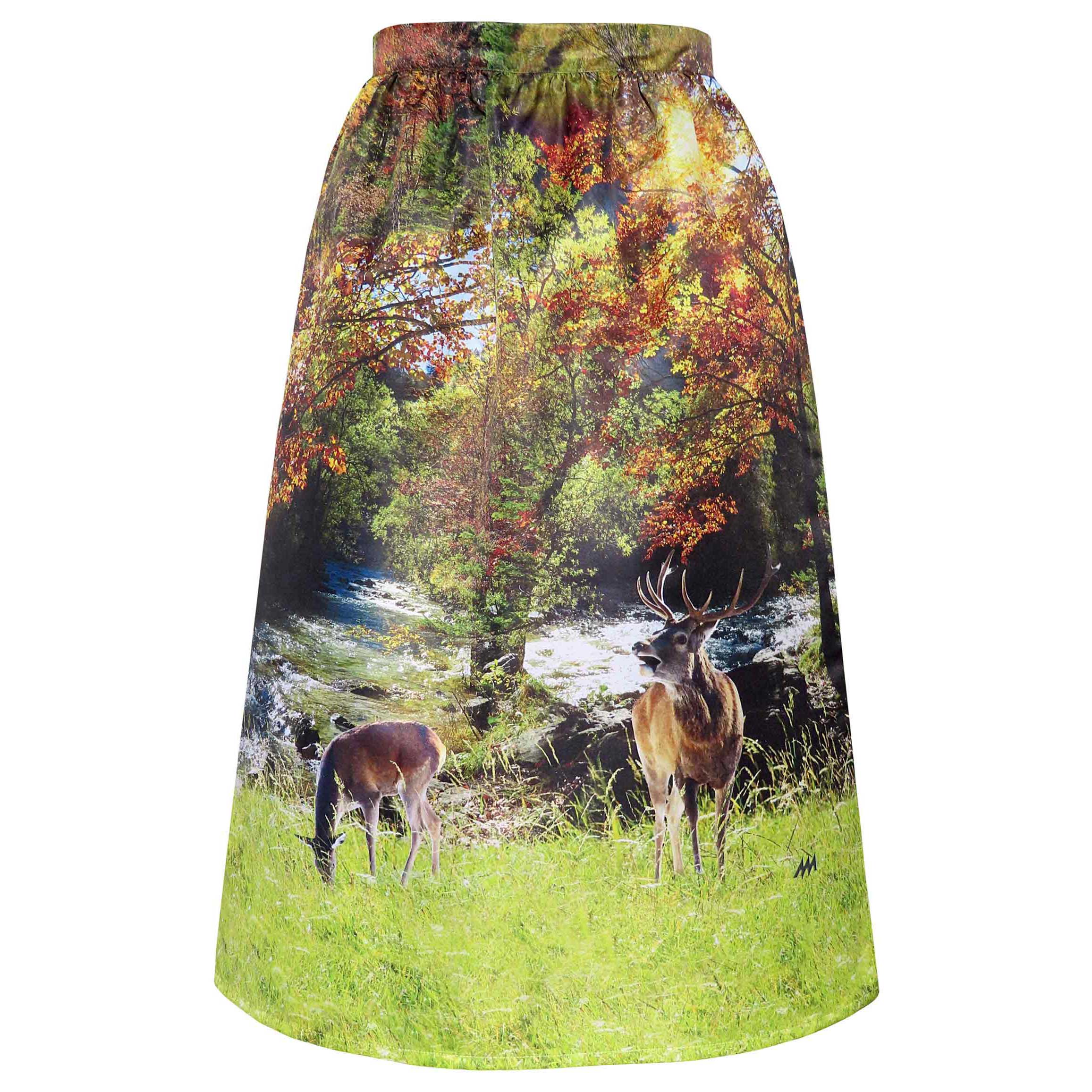 502-Dirndlschuerze-Midi-77cm-Waldlichtung-bunt-Alexandra-Maxa-TD-D07502-19 front Freisteller