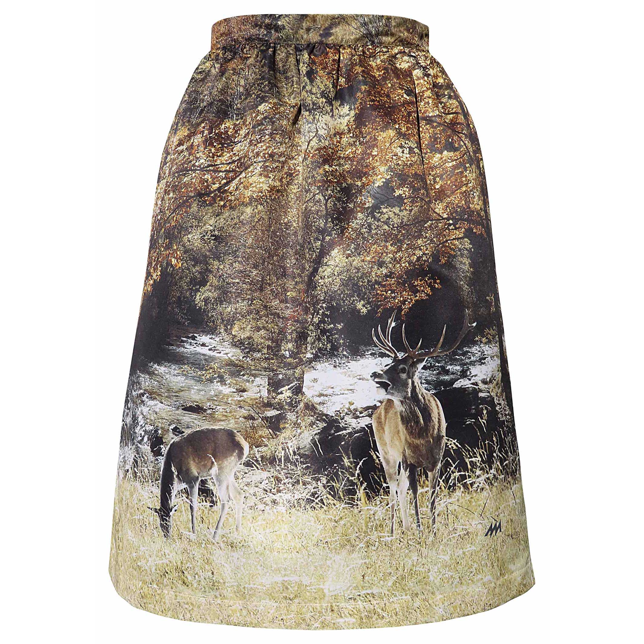 503-Dirndlschuerze-Midi-68cm-Waldlichtung-beige-Alexandra-Maxa-TD-D07503-14 Front Freisteller