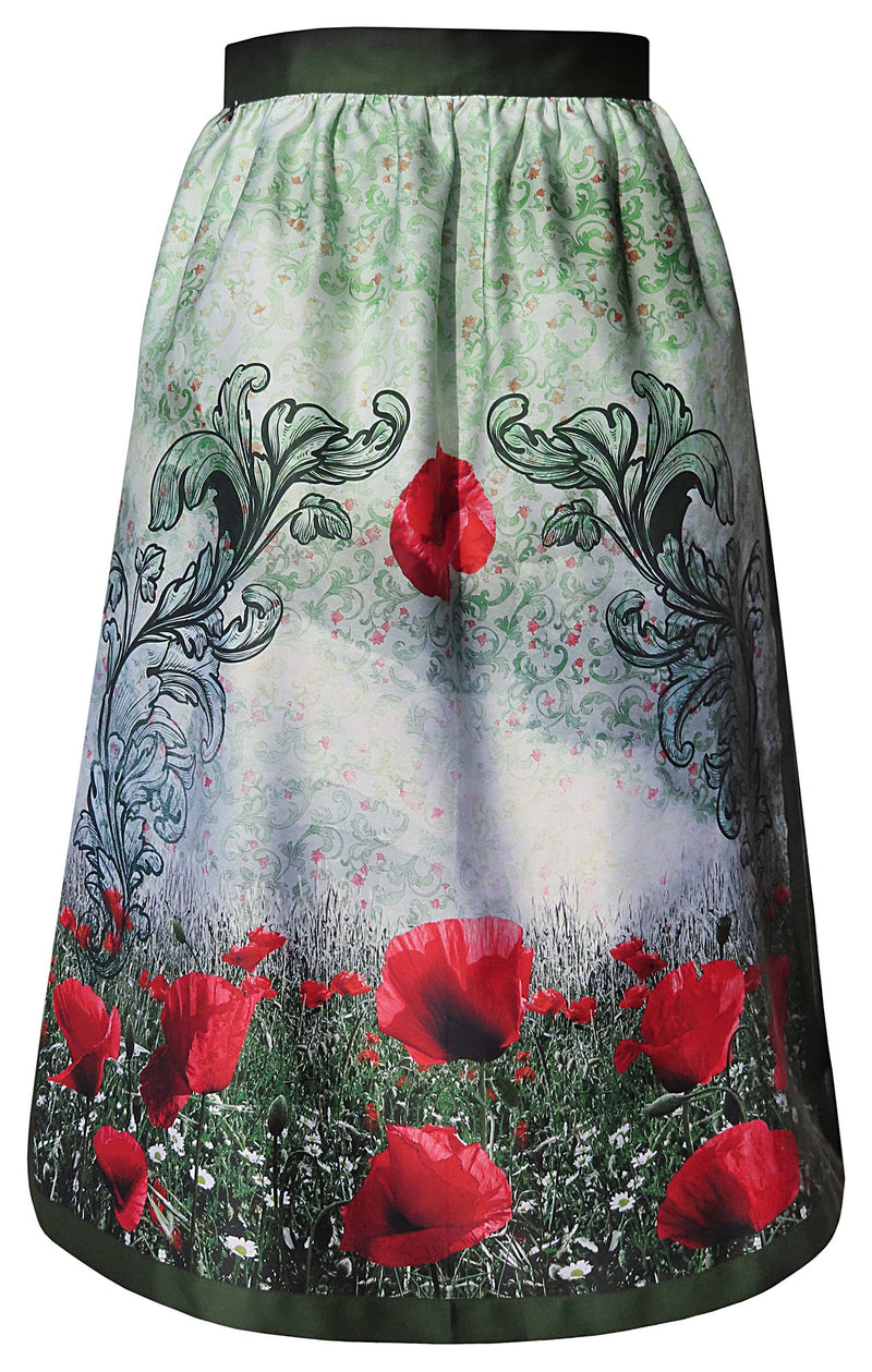 Dirndlschürze "Mohnblumen"