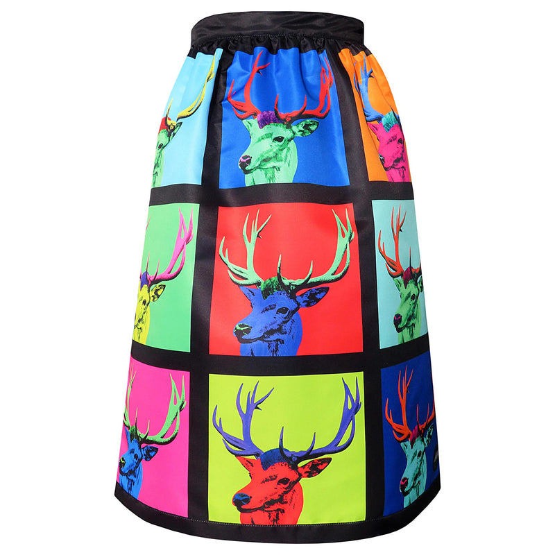 Dirndlschürze "Pop Art Hirsch"