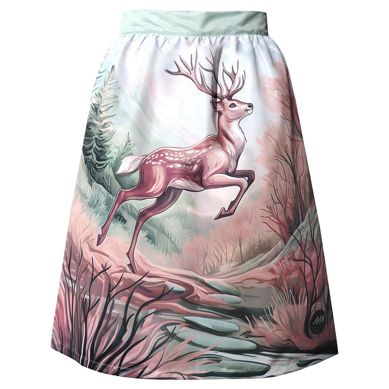 Dirndlschürze "Springender Hirsch"