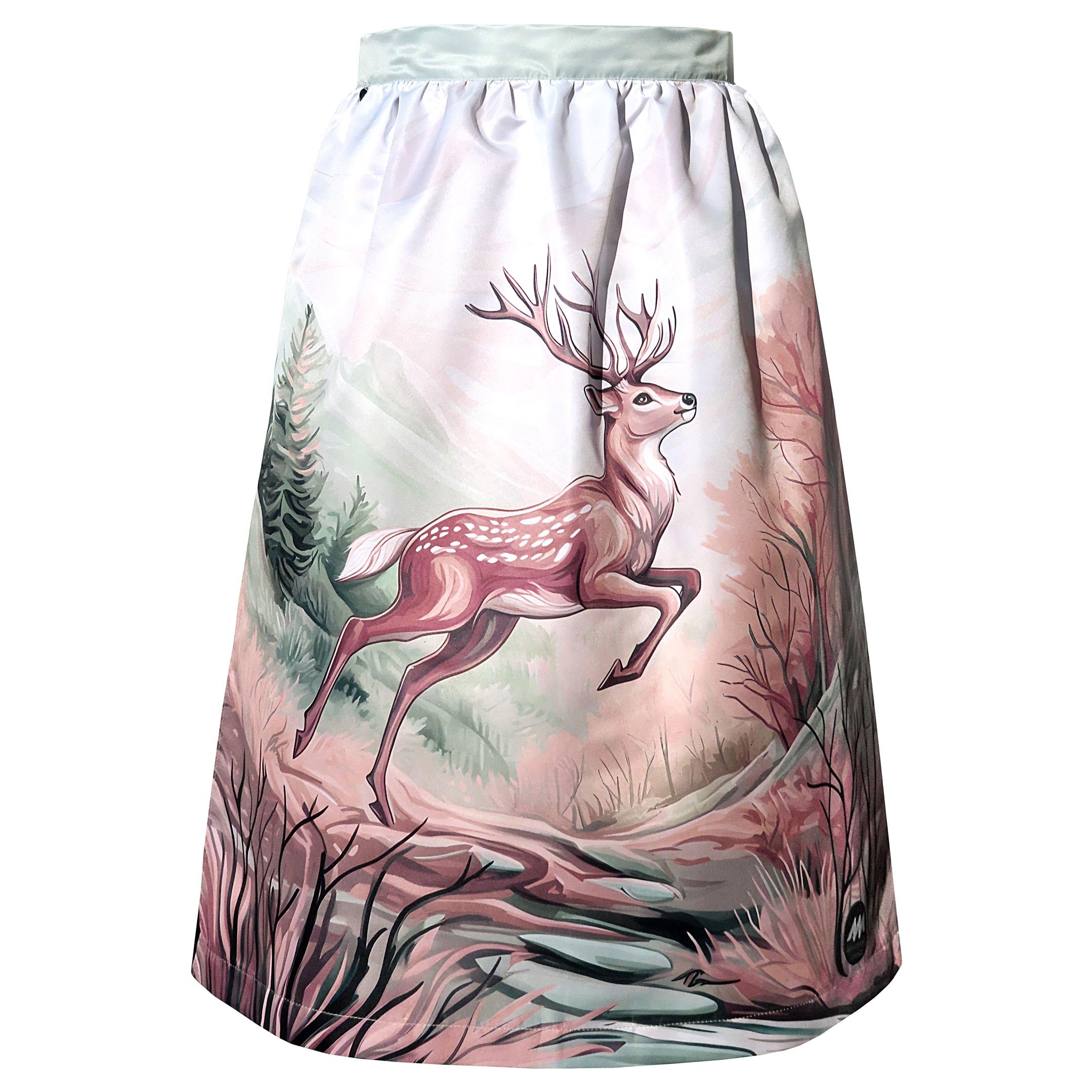 535-Dirndlschuerze-Midi-Springender-Hirsch-Alexandra-Maxa-TD-D07535-05-Front Freisteller