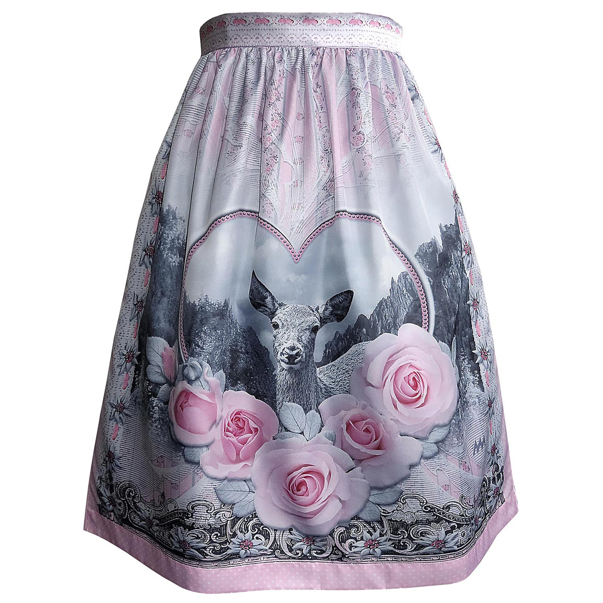 Dirndlschürze "Rosemarie" in Midi von Alexandra Maxa TD-D07537-05 Komplettansicht