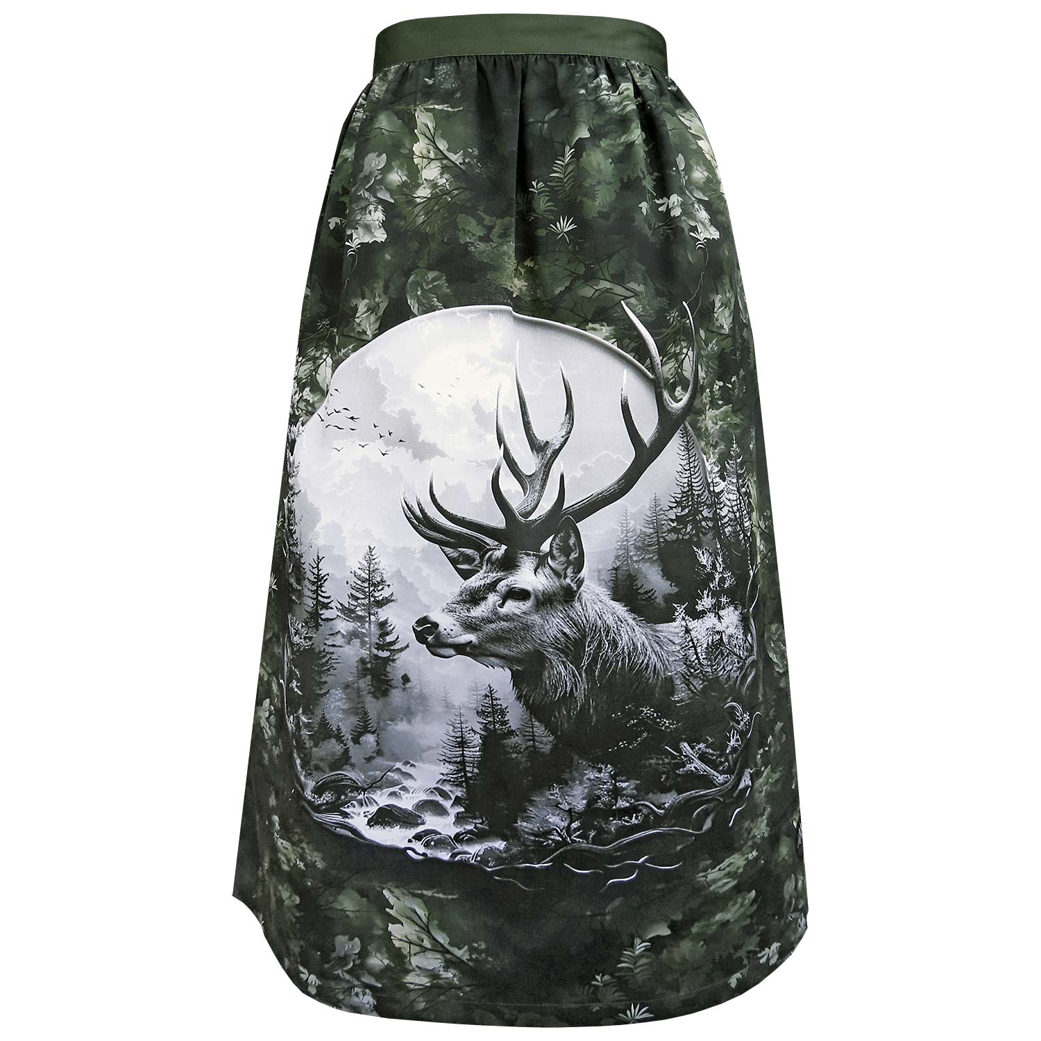 567-Dirndlschuerze-Maxi-87cm-Hirsch-im-Nebelwald-Alexandra-Maxa-TD-D08567-17_FRONT Freisteller