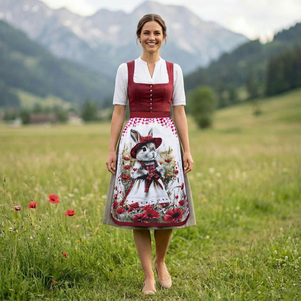 605-Dirndlschuerze-Midi-67cm-Klopfer-_-Karo-Alexandra-Maxa-TD-D08605-04-FRONT Ki Model