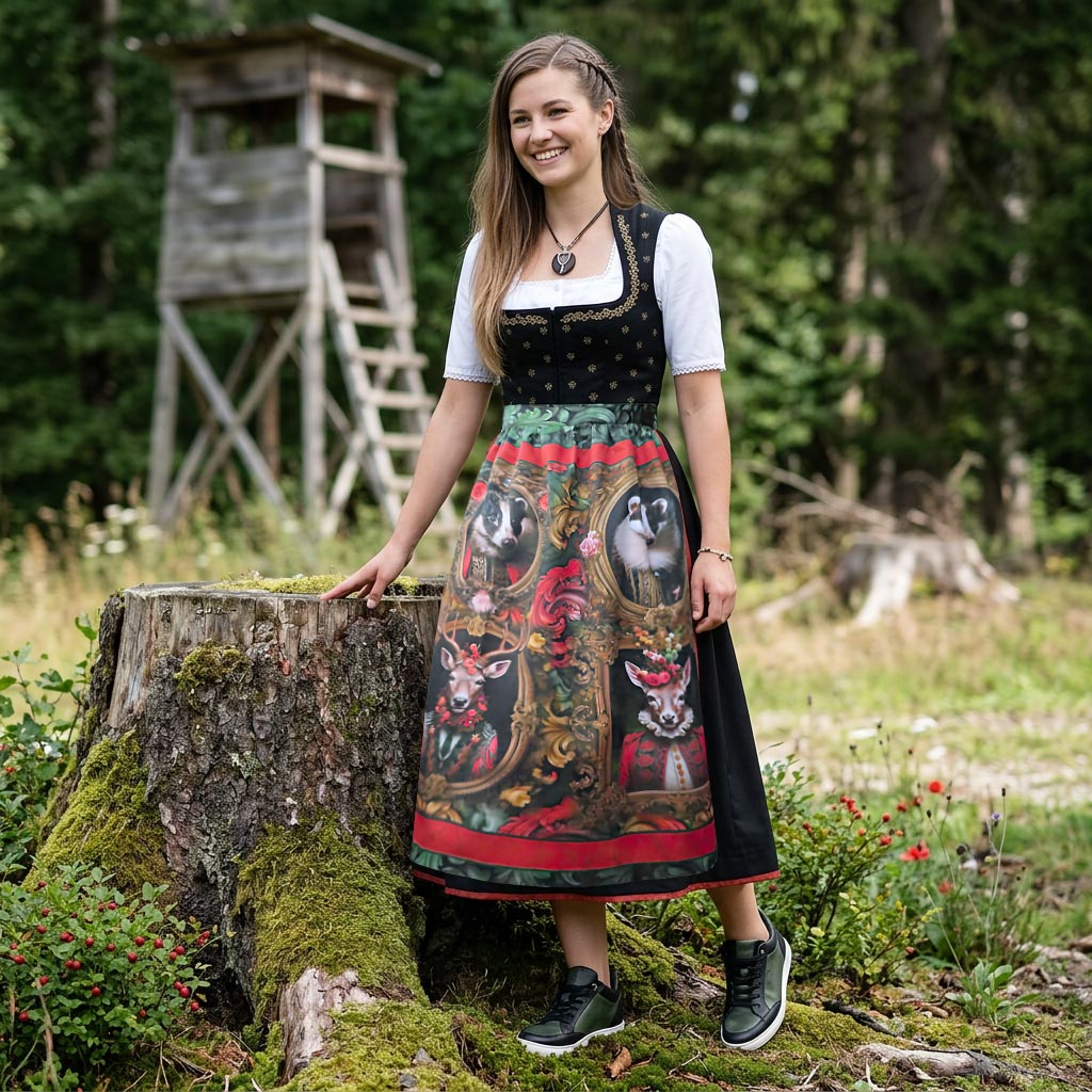 639_Dirndlschuerze-Waldtierparade-81cm Ki-Model Design-Alexandra-Maxa_web