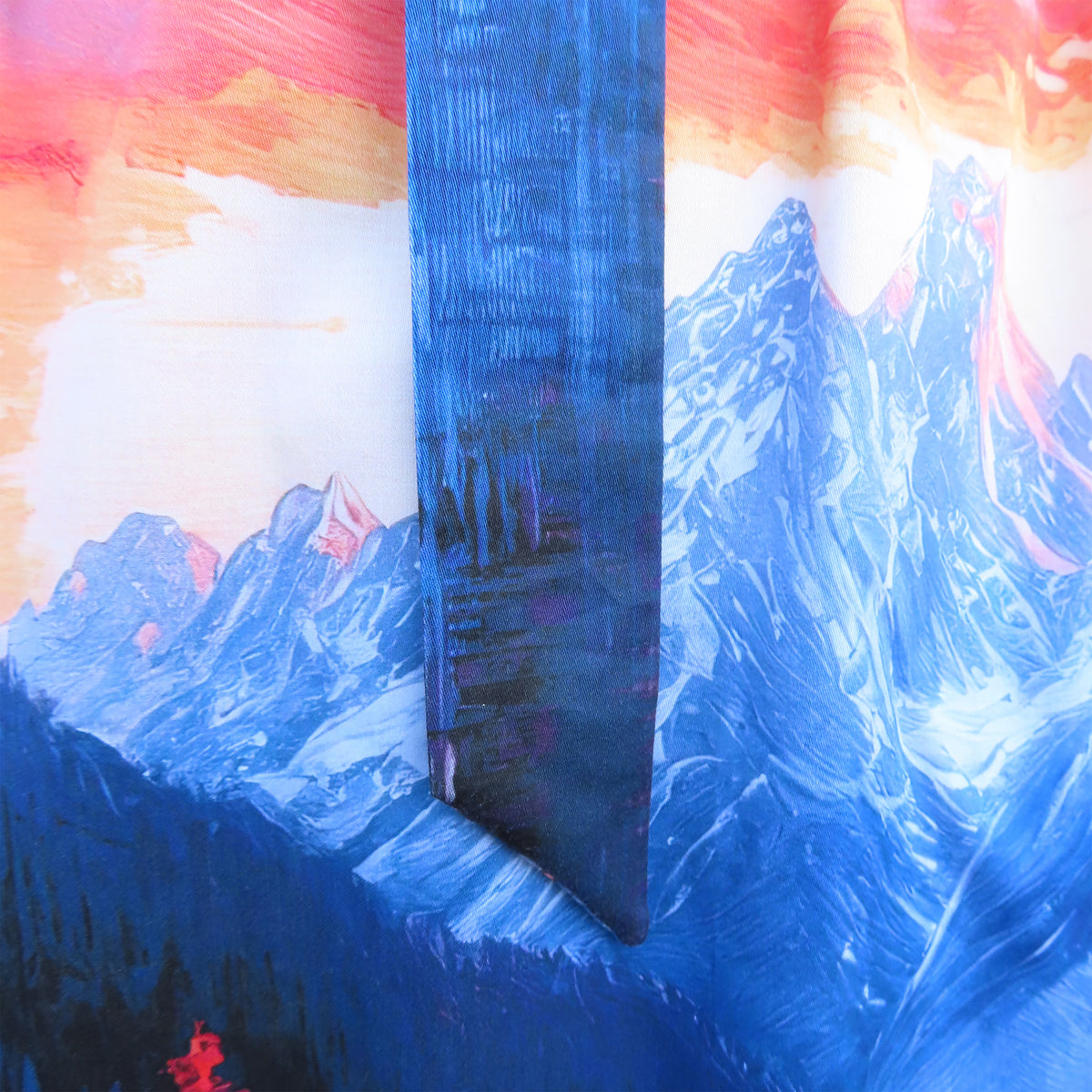 Dirndlschürze "Alpenglühen"