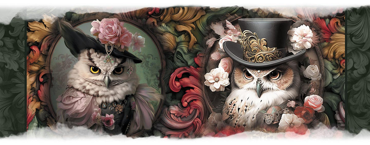 Dirndlschürze "Fuchs & Eule"